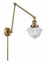 Innovations Lighting 238-BB-G532 - Oxford - 1 Light - 8 inch - Brushed Brass - Swing Arm