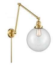 Innovations Lighting 238-SG-G202-10 - Beacon - 1 Light - 10 inch - Satin Gold - Swing Arm