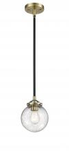 Innovations Lighting 284-1S-BAB-G204-6-LED - Beacon - 1 Light - 6 inch - Black Antique Brass - Cord hung - Mini Pendant