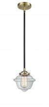 Innovations Lighting 284-1S-BAB-G532 - Oxford - 1 Light - 8 inch - Black Antique Brass - Stem hung - Mini Pendant