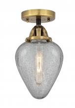 Innovations Lighting 288-1C-BAB-G165 - Geneseo - 1 Light - 7 inch - Black Antique Brass - Semi-Flush Mount