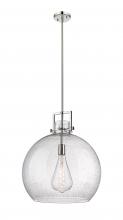 Innovations Lighting 411-1SL-PN-G410-18SDY - Newton Sphere - 1 Light - 18 inch - Polished Nickel - Pendant