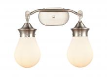 Innovations Lighting 414-2W-SN-G4141-6 - Genesis - 2 Light - 18 inch - Satin Nickel - Bath Vanity Light