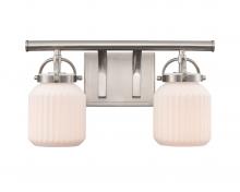 Innovations Lighting 416-2W-SN-G416-6WH - Latreille - 2 Light - 16 inch - Satin Nickel - Bath Vanity Light