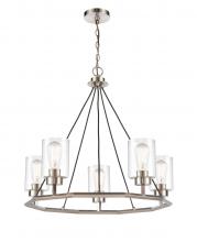 Innovations Lighting 441-5CH-BSN-SDY - Mila - 5 Light - 29 inch - Black Satin Nickel - Chain Hung - Chandelier