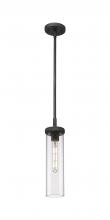 Innovations Lighting 471-1S-WZ-G471-12CL - Lincoln - 1 Light - 4 inch - Weathered Zinc - Pendant