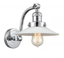 Innovations Lighting 515-1W-PC-G1 - Halophane - 1 Light - 9 inch - Polished Chrome - Adjustable Sconce