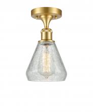 Innovations Lighting 516-1C-SG-G275 - Conesus - 1 Light - 6 inch - Satin Gold - Semi-Flush Mount