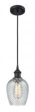 Innovations Lighting 516-1P-BK-G292 - Salina - 1 Light - 6 inch - Matte Black - Cord hung - Mini Pendant