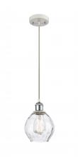 Innovations Lighting 516-1P-WPC-G362 - Waverly - 1 Light - 6 inch - White Polished Chrome - Cord hung - Mini Pendant