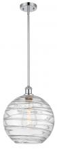 Innovations Lighting 516-1S-PC-G1213-12 - Athens Deco Swirl - 1 Light - 12 inch - Polished Chrome - Mini Pendant