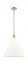 Innovations Lighting 516-1S-PC-GBC-161 - Berkshire - 1 Light - 16 inch - Polished Chrome - Pendant