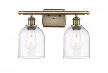 Innovations Lighting 516-2W-AB-G558-6CL - Bella - 2 Light - 16 inch - Antique Brass - Bath Vanity Light