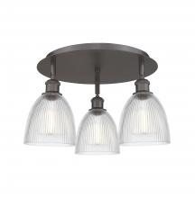 Innovations Lighting 516-3C-OB-G382 - Castile - 3 Light - 18 inch - Oil Rubbed Bronze - Flush Mount