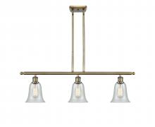 Innovations Lighting 516-3I-AB-G2812 - Hanover - 3 Light - 36 inch - Antique Brass - Cord hung - Island Light