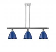 Innovations Lighting 516-3I-PC-MBD-75-BL - Plymouth - 3 Light - 36 inch - Polished Chrome - Cord hung - Island Light