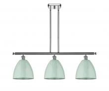 Innovations Lighting 516-3I-PC-MBD-9-SF - Plymouth - 3 Light - 36 inch - Polished Chrome - Cord hung - Island Light