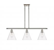 Innovations Lighting 516-3I-PN-GBC-82 - Berkshire - 3 Light - 36 inch - Polished Nickel - Cord hung - Island Light