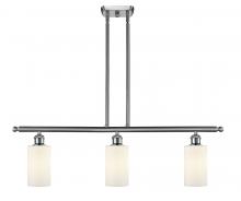 Innovations Lighting 516-3I-SN-G801 - Clymer - 3 Light - 36 inch - Brushed Satin Nickel - Cord hung - Island Light