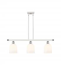 Innovations Lighting 516-3I-WPC-G558-6GWH - Bella - 3 Light - 36 inch - White Polished Chrome - Cord hung - Island Light