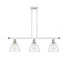 Innovations Lighting 516-3I-WPC-GBD-754 - Bristol - 3 Light - 36 inch - White Polished Chrome - Cord hung - Island Light