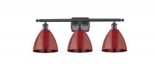 Innovations Lighting 516-3W-OB-MBD-75-RD - Plymouth - 3 Light - 28 inch - Oil Rubbed Bronze - Bath Vanity Light