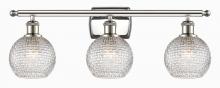 Innovations Lighting 516-3W-PN-G122C-6CL - Athens - 3 Light - 26 inch - Polished Nickel - Bath Vanity Light