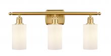 Innovations Lighting 516-3W-SG-G801 - Clymer - 3 Light - 24 inch - Satin Gold - Bath Vanity Light