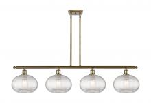 Innovations Lighting 516-4I-AB-G555-10CL - Ithaca - 4 Light - 48 inch - Antique Brass - Cord hung - Island Light