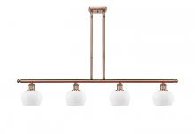 Innovations Lighting 516-4I-AC-G91 - Fenton - 4 Light - 48 inch - Antique Copper - Cord hung - Island Light