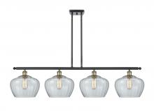 Innovations Lighting 516-4I-BAB-G92-L - Fenton - 4 Light - 49 inch - Black Antique Brass - Cord hung - Island Light