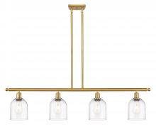 Innovations Lighting 516-4I-SG-G558-6CL - Bella - 4 Light - 48 inch - Satin Gold - Cord hung - Island Light