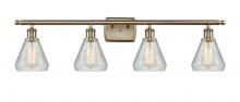 Innovations Lighting 516-4W-AB-G275 - Conesus - 4 Light - 36 inch - Antique Brass - Bath Vanity Light