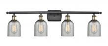 Innovations Lighting 516-4W-BAB-G257 - Caledonia - 4 Light - 35 inch - Black Antique Brass - Bath Vanity Light