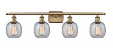 Innovations Lighting 516-4W-BB-G104 - Belfast - 4 Light - 36 inch - Brushed Brass - Bath Vanity Light