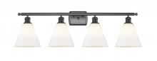 Innovations Lighting 516-4W-OB-GBC-81 - Berkshire - 4 Light - 38 inch - Oil Rubbed Bronze - Bath Vanity Light