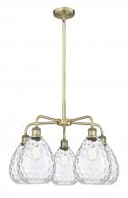 Innovations Lighting 516-5CR-AB-G372 - Waverly - 5 Light - 26 inch - Antique Brass - Chandelier