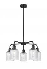 Innovations Lighting 516-5CR-BK-G559-5SDY - Bridal Veil - 5 Light - 23 inch - Matte Black - Chandelier