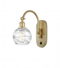 Innovations Lighting 518-1W-SG-G1213-6 - Athens Deco Swirl - 1 Light - 6 inch - Satin Gold - Sconce