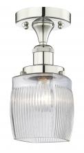 Innovations Lighting 616-1F-PN-G302 - Colton - 1 Light - 6 inch - Polished Nickel - Semi-Flush Mount