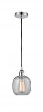 Innovations Lighting 616-1P-PC-G104 - Belfast - 1 Light - 6 inch - Polished Chrome - Cord hung - Mini Pendant