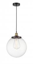 Innovations Lighting 616-1PH-BAB-G202-14 - Beacon - 1 Light - 14 inch - Black Antique Brass - Mini Pendant