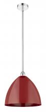 Innovations Lighting 616-1S-PC-MBD-16-RD - Plymouth - 1 Light - 16 inch - Polished Chrome - Cord hung - Mini Pendant