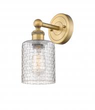 Innovations Lighting 616-1W-BB-G112C-5CL - Cobbleskill - 1 Light - 5 inch - Brushed Brass - Sconce