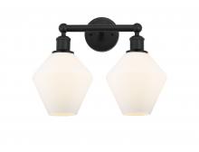 Innovations Lighting 616-2W-BK-G651-8 - Cindyrella - 2 Light - 17 inch - Matte Black - Bath Vanity Light