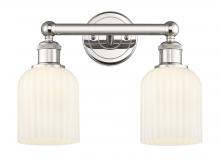 Innovations Lighting 616-2W-PN-G559-5GWH - Bridal Veil - 2 Light - 14 inch - Polished Nickel - Bath Vanity Light