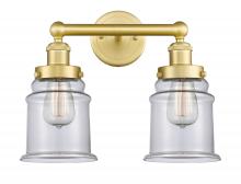 Innovations Lighting 616-2W-SG-G182 - Canton - 2 Light - 15 inch - Satin Gold - Bath Vanity Light