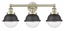 Innovations Lighting 616-3W-AB-HFS-62-BK - Edison - 3 Light - 25 inch - Antique Brass - Bath Vanity Light