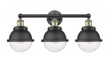 Innovations Lighting 616-3W-BAB-HFS-62-BK - Edison - 3 Light - 25 inch - Black Antique Brass - Bath Vanity Light