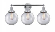 Innovations Lighting 616-3W-PC-G202-8 - Beacon - 3 Light - 26 inch - Polished Chrome - Bath Vanity Light